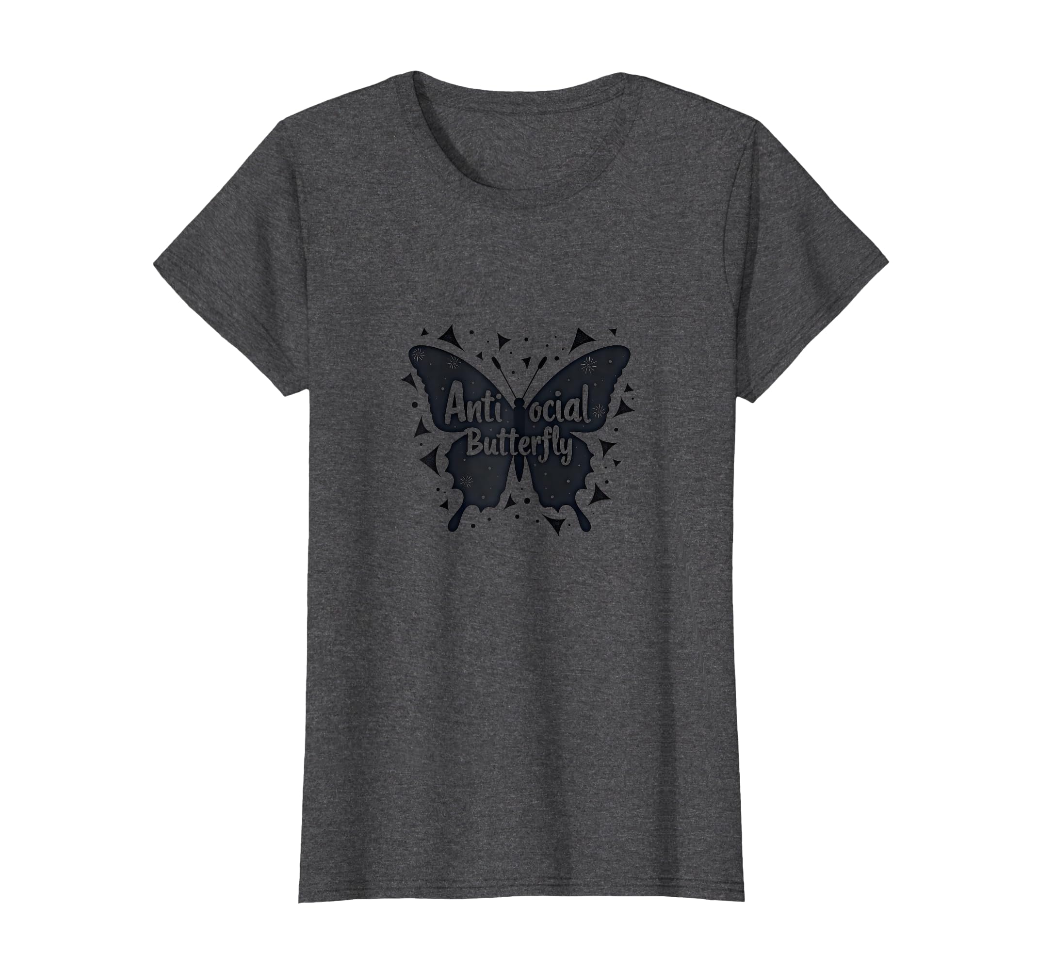Antisocial Butterfly Ew People T-Shirt - Minimalist Print for Adults - T-Shirt, Sweatshirt, Hoodie
