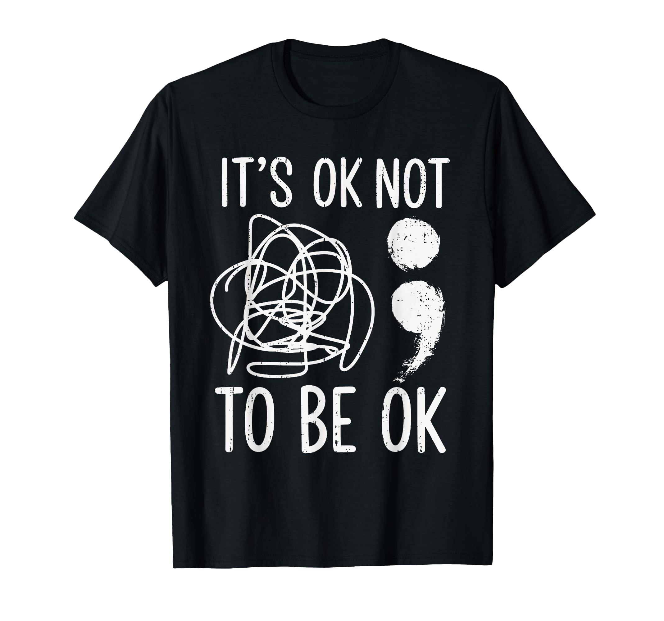 Its Ok To Not Be Ok Suicide Prevention T-Shirt - Graphic Print for Adults - T-Shirt, Sweatshirt, Hoodie