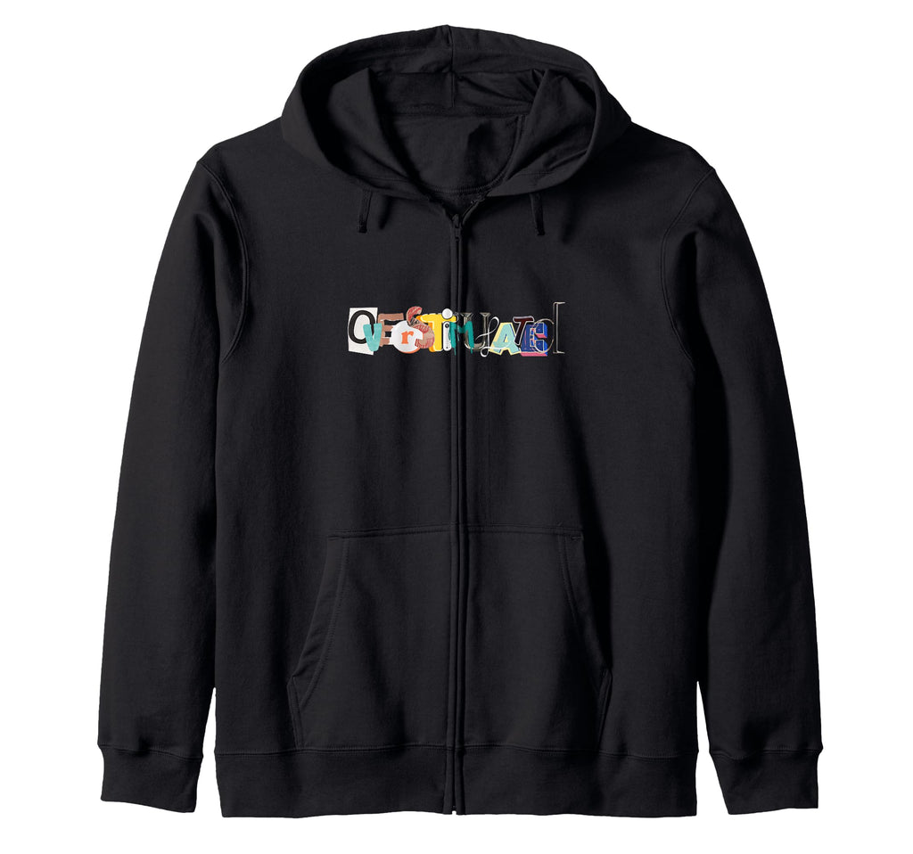 Overstimulated Mental Health Sweatshirt - Fun Novelty Design for Adults - T-Shirt, Sweatshirt, Hoodie