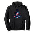 Yoga Meditation Pose Galaxy Pattern Hoodie - Streetwear Style Unisex - T-Shirt, Sweatshirt, Hoodie
