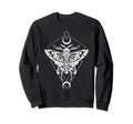 Beautiful Moth Goth Horror Antisocial Sweatshirt - Minimalist Print Unisex - T-Shirt, Sweatshirt, Hoodie