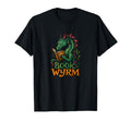 Bookwyrm Book Wyrm Illustration T-Shirt - Custom Art Print Men Women - T-Shirt, Sweatshirt, Hoodie