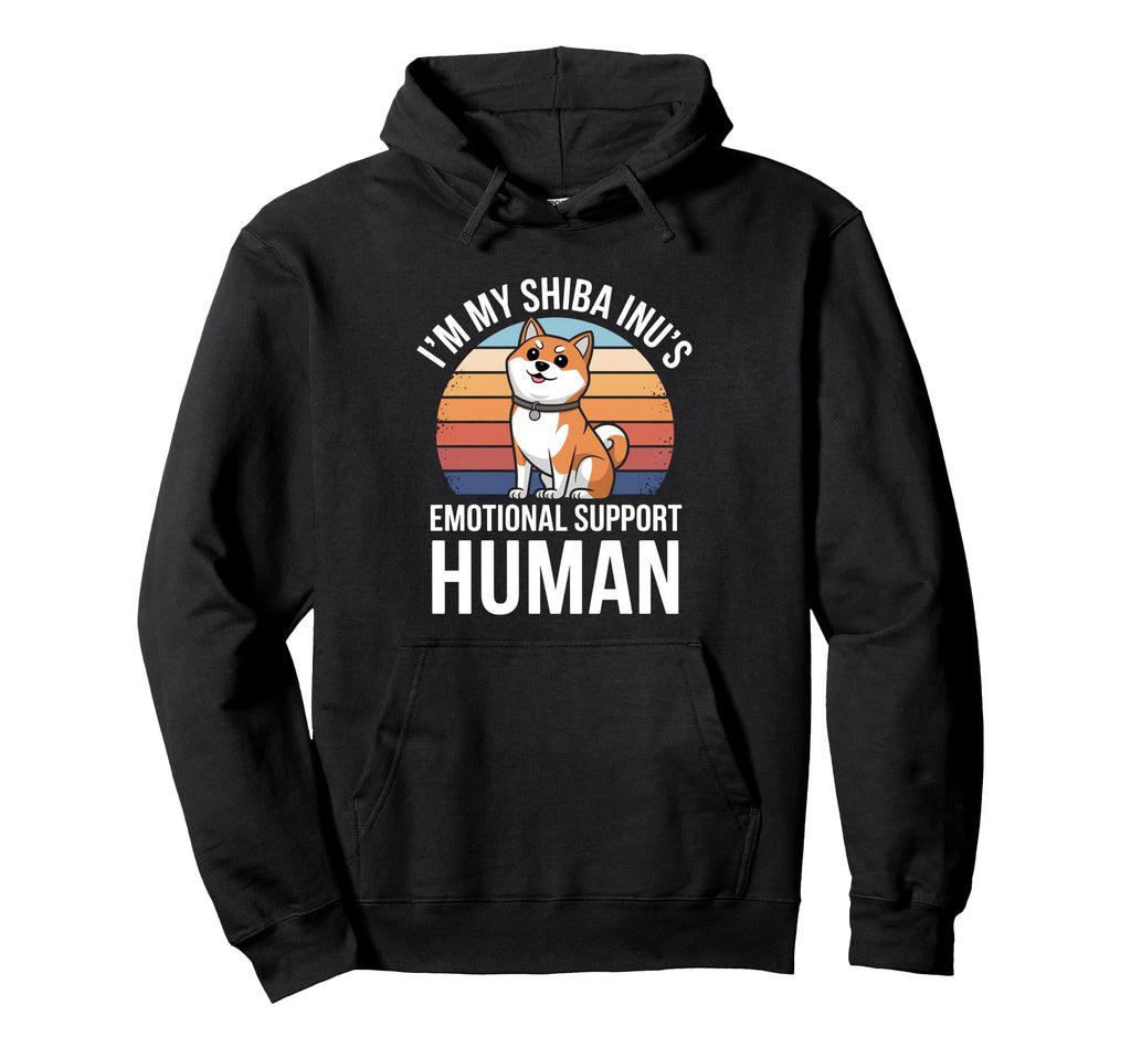 Im My Shiba Inus Emotional Support Hoodie - Casual Everyday Wear Unisex - T-Shirt, Sweatshirt, Hoodie