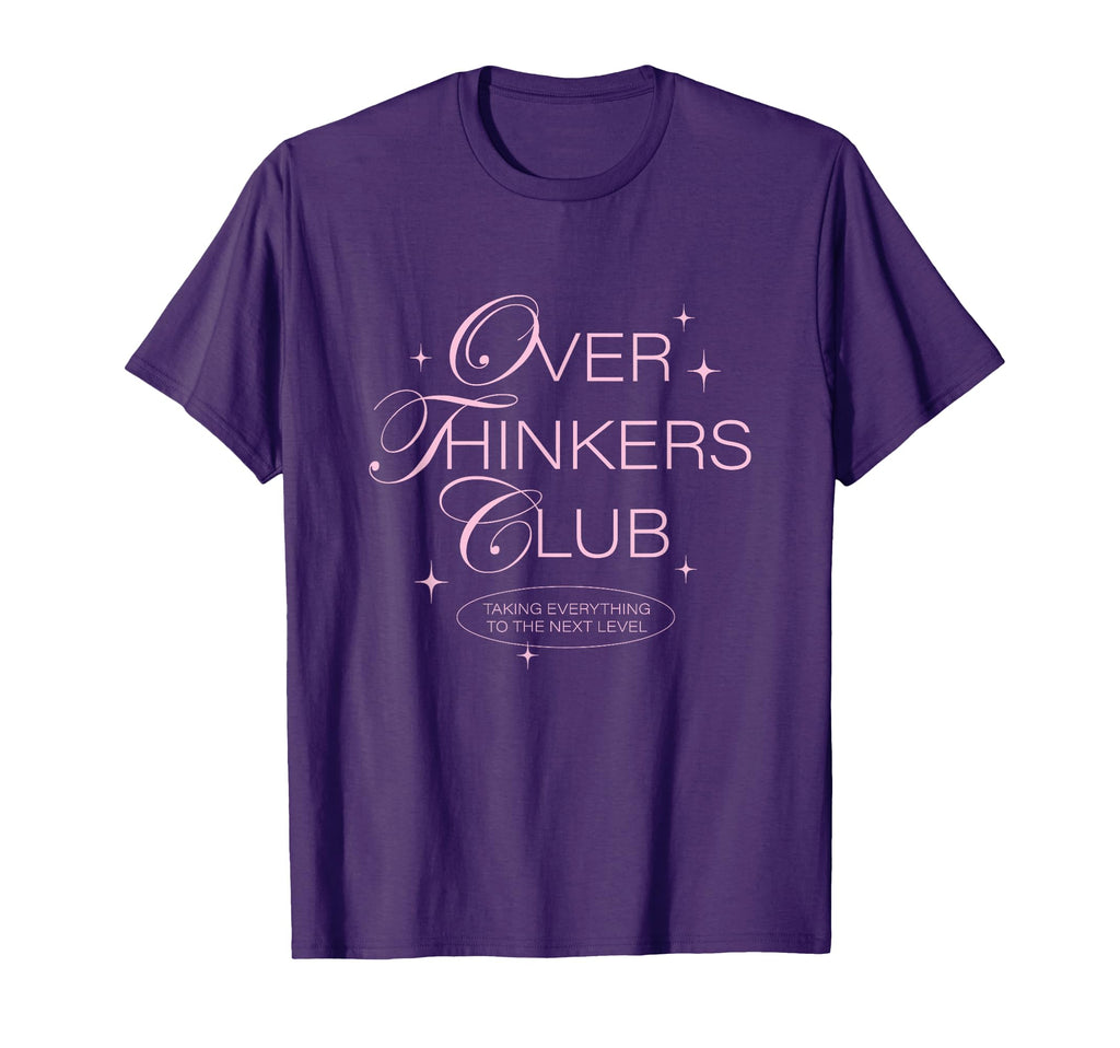 Overthinkers Club T-Shirt - Aesthetic Graphic Unisex - T-Shirt, Sweatshirt, Hoodie