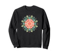 Floral Mandala Meditation Lotus Sweatshirt - Trendy Graphic for Adults - T-Shirt, Sweatshirt, Hoodie