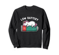 Low Social Battery Funny Introvert Sweatshirt - Unique Graphic for Adults - T-Shirt, Sweatshirt, Hoodie