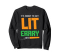 Its About To Get Literary Book Sweatshirt - Minimalist Print Men Women - T-Shirt, Sweatshirt, Hoodie