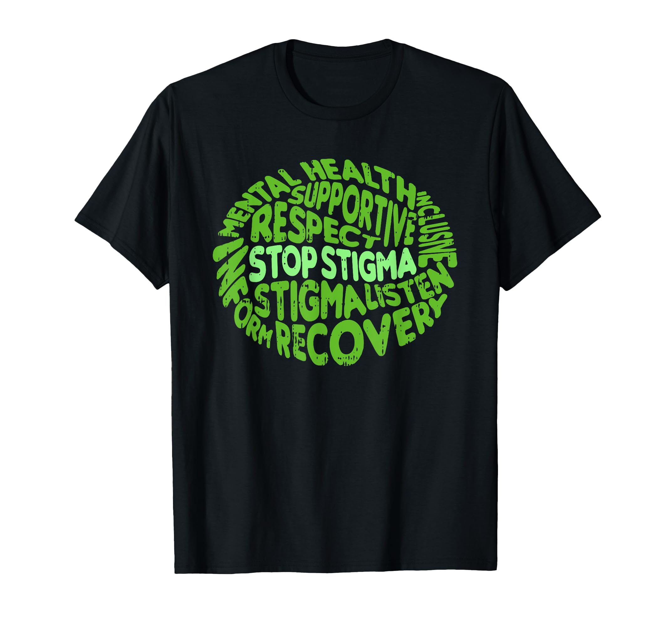 Stop Stigma Mental Health Awareness T-Shirt - Streetwear Style for Adults - T-Shirt, Sweatshirt, Hoodie