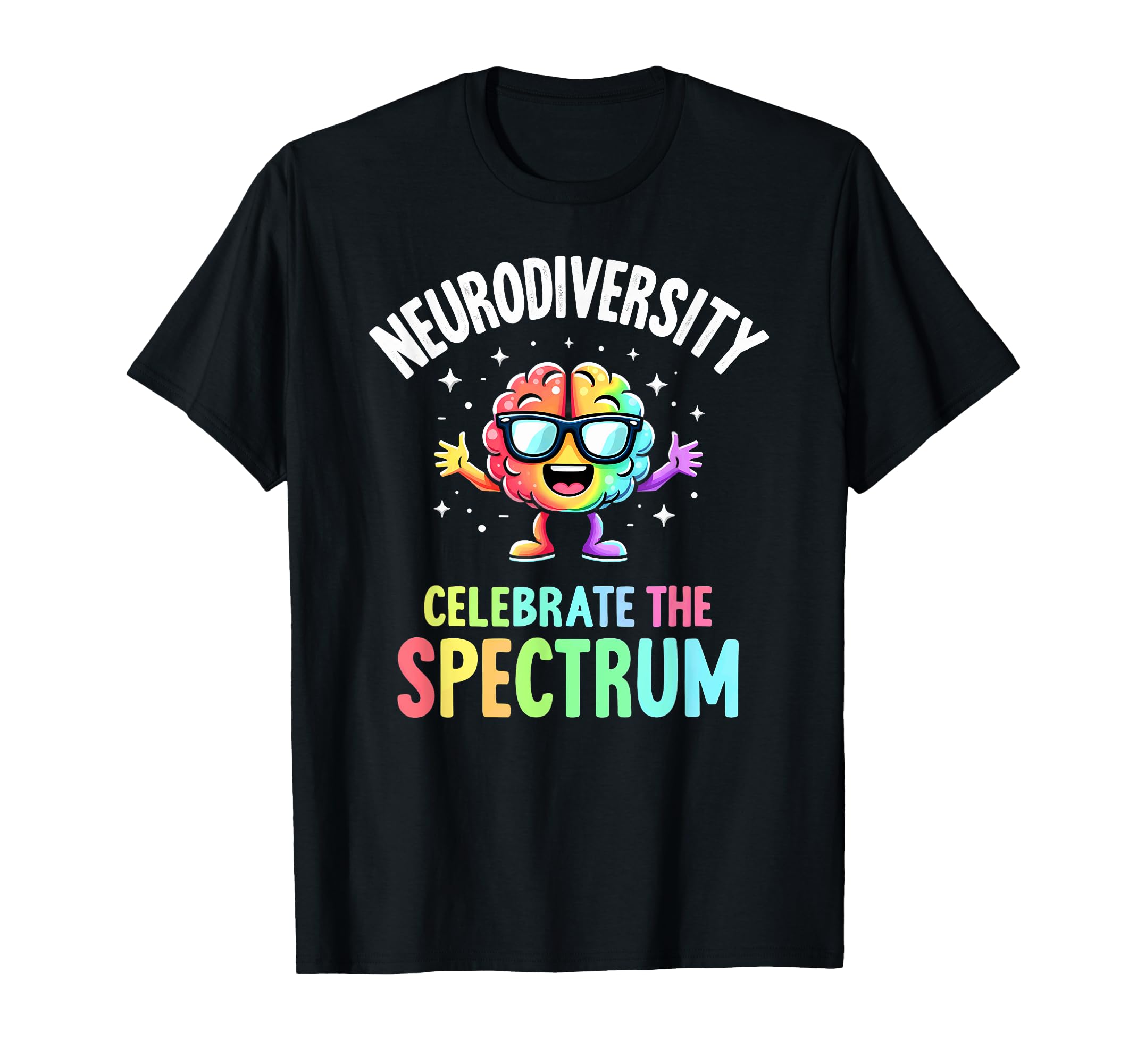 Neurodiversity Brain Celebrate Spectrum T-Shirt - Trendy Graphic Men Women - T-Shirt, Sweatshirt, Hoodie