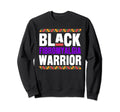 Black Fibromyalgia Warrior African Sweatshirt - Graphic Print Unisex - T-Shirt, Sweatshirt, Hoodie