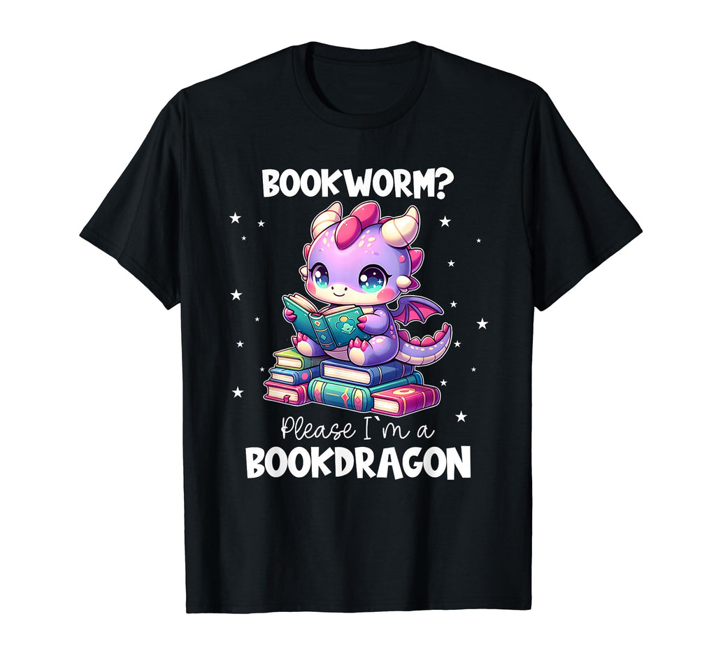 I Am Book Dragon Bookworm Reading T-Shirt - Streetwear Style Men Women - T-Shirt, Sweatshirt, Hoodie