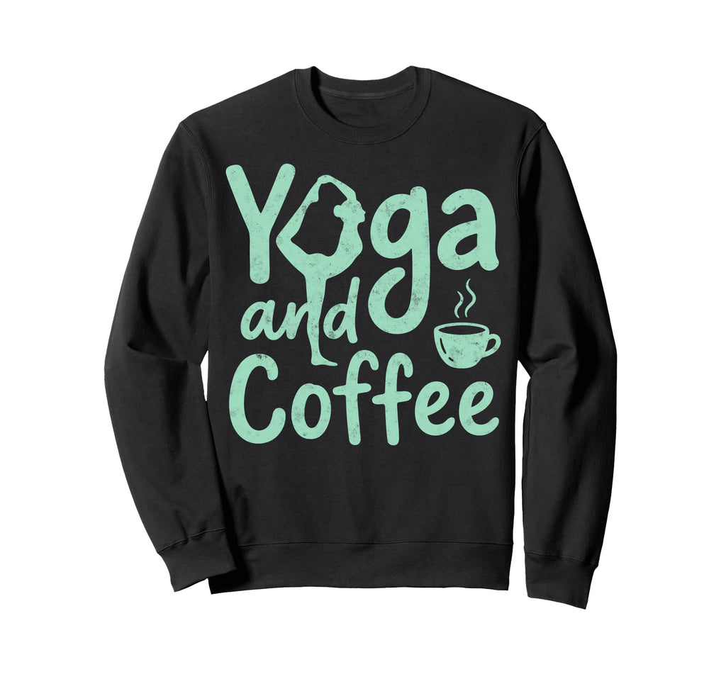 Coffee And Yoga Lover Meditation Zen Om Sweatshirt - Graphic Print Unisex - T-Shirt, Sweatshirt, Hoodie