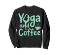 Coffee And Yoga Lover Meditation Zen Om Sweatshirt - Graphic Print Unisex - T-Shirt, Sweatshirt, Hoodie
