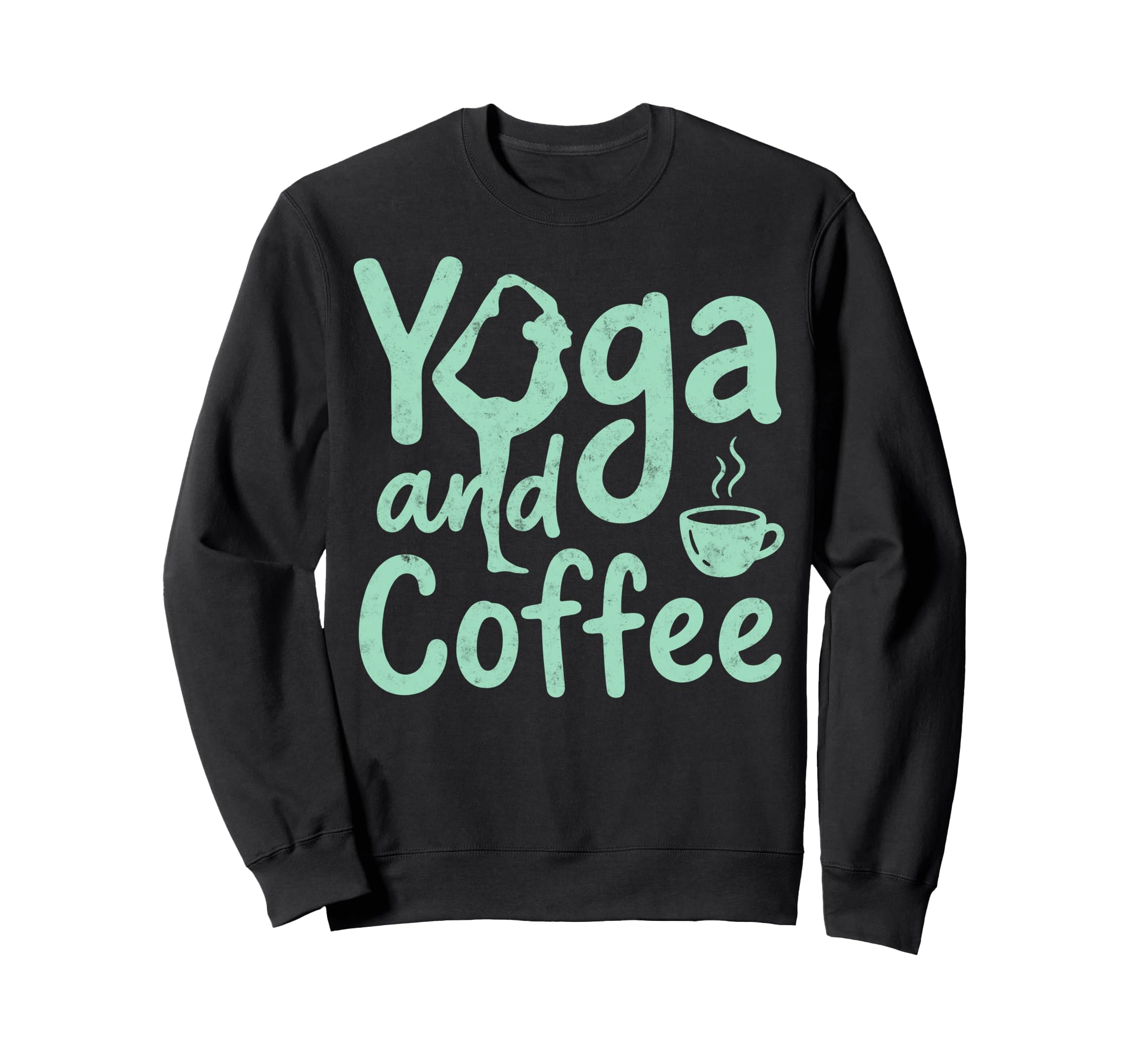 Coffee And Yoga Lover Meditation Zen Om Sweatshirt - Graphic Print Unisex - T-Shirt, Sweatshirt, Hoodie