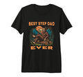 Best Step Dad Ever Bigfoot Funny T-Shirt - Casual Everyday Wear Unisex - T-Shirt, Sweatshirt, Hoodie