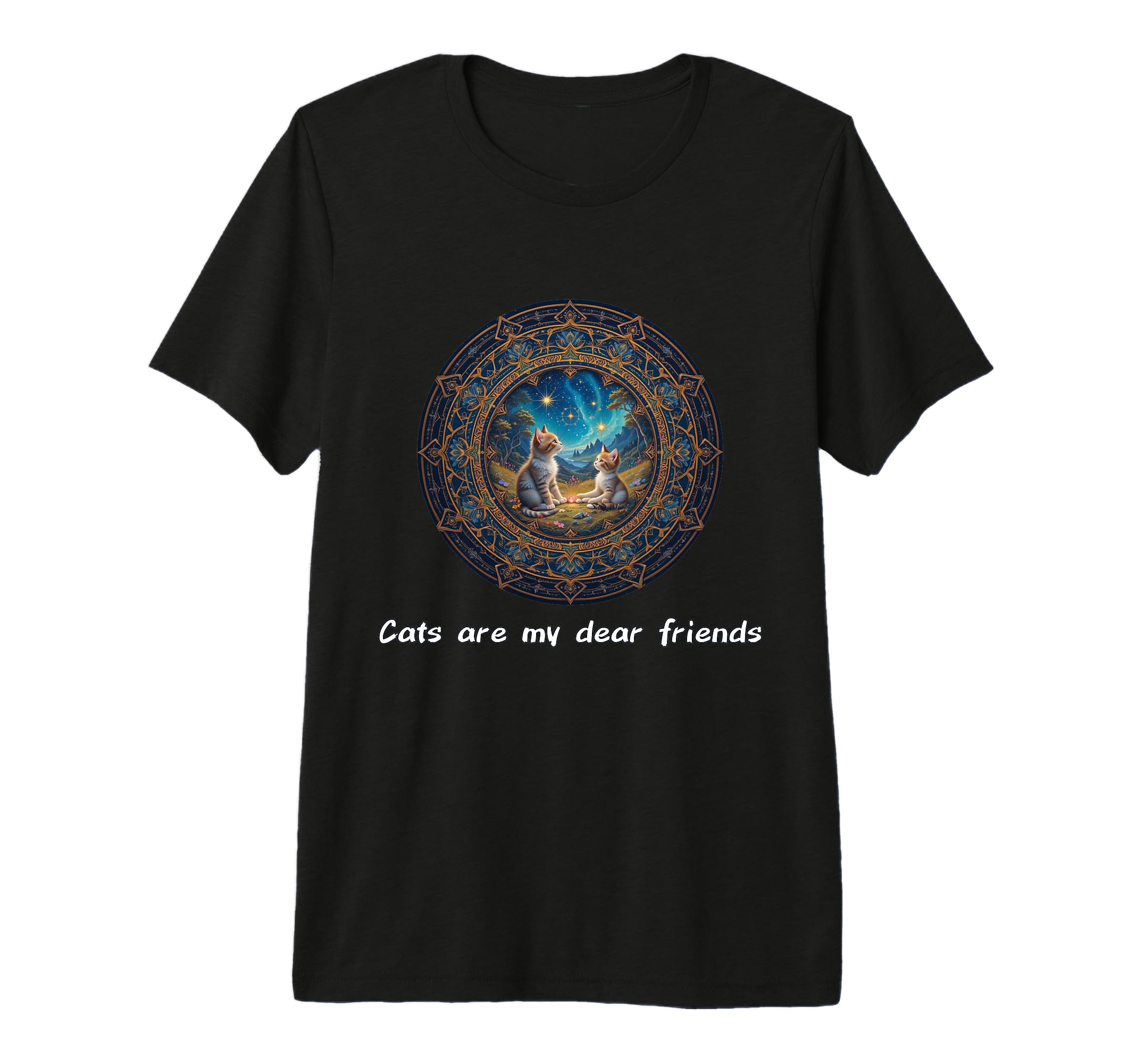Cats Are My Best Friends Sacred T-Shirt - Trendy Graphic for Adults - T-Shirt, Sweatshirt, Hoodie