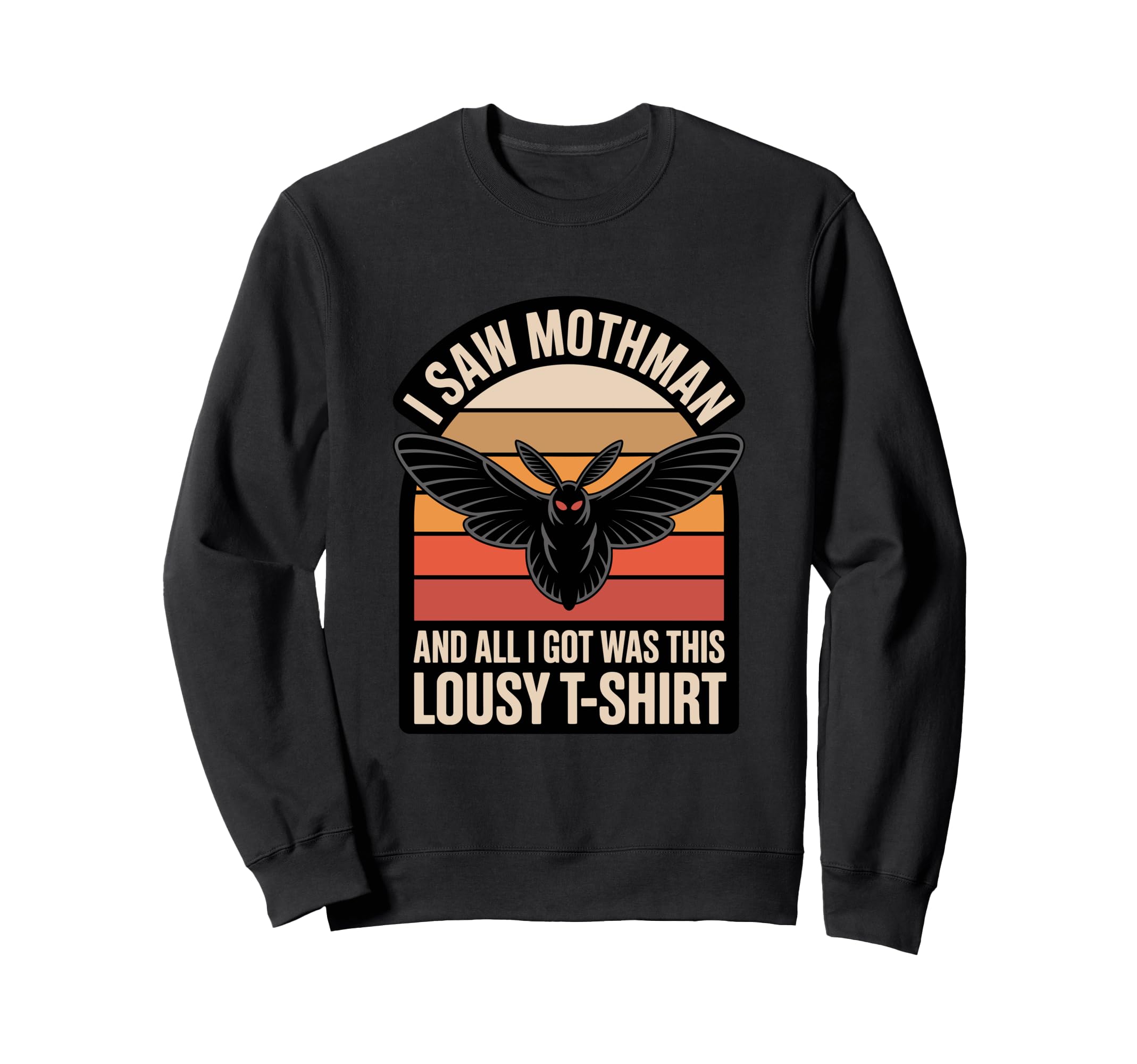 Moth Mann Cryptid Anti Social Sweatshirt - Novelty Apparel Men Women - T-Shirt, Sweatshirt, Hoodie