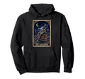 Male Romantasy Astronaut Tarot Card Hoodie - Streetwear Style for Adults - T-Shirt, Sweatshirt, Hoodie