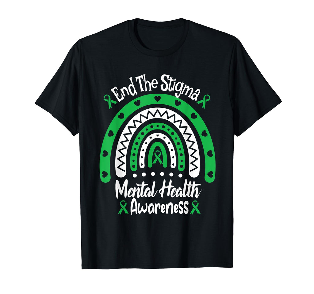 End Stigma Mental Health Awareness T-Shirt - Casual Everyday Wear Unisex - T-Shirt, Sweatshirt, Hoodie