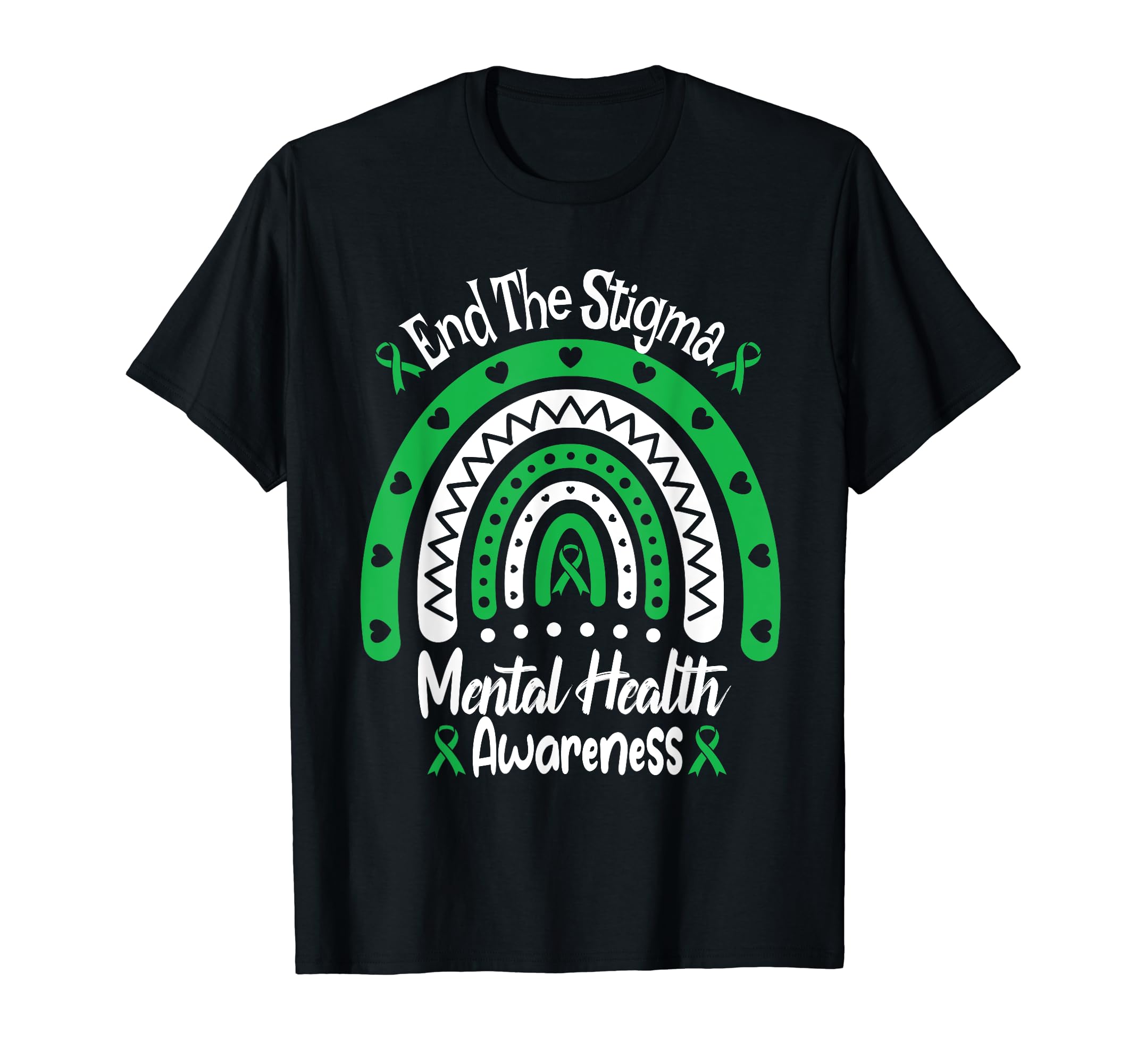 End Stigma Mental Health Awareness T-Shirt - Casual Everyday Wear Unisex - T-Shirt, Sweatshirt, Hoodie