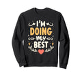 Mental Health Self Care Jokes Sweatshirt - Minimalist Print Men Women - T-Shirt, Sweatshirt, Hoodie