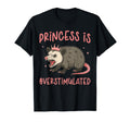 Princess Is Overstimulated Opossum T-Shirt - Unique Graphic for Adults - T-Shirt, Sweatshirt, Hoodie