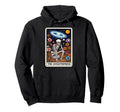 Overthinker Tarot Card Skeleton Funny Hoodie - Minimalist Print Men Women - T-Shirt, Sweatshirt, Hoodie