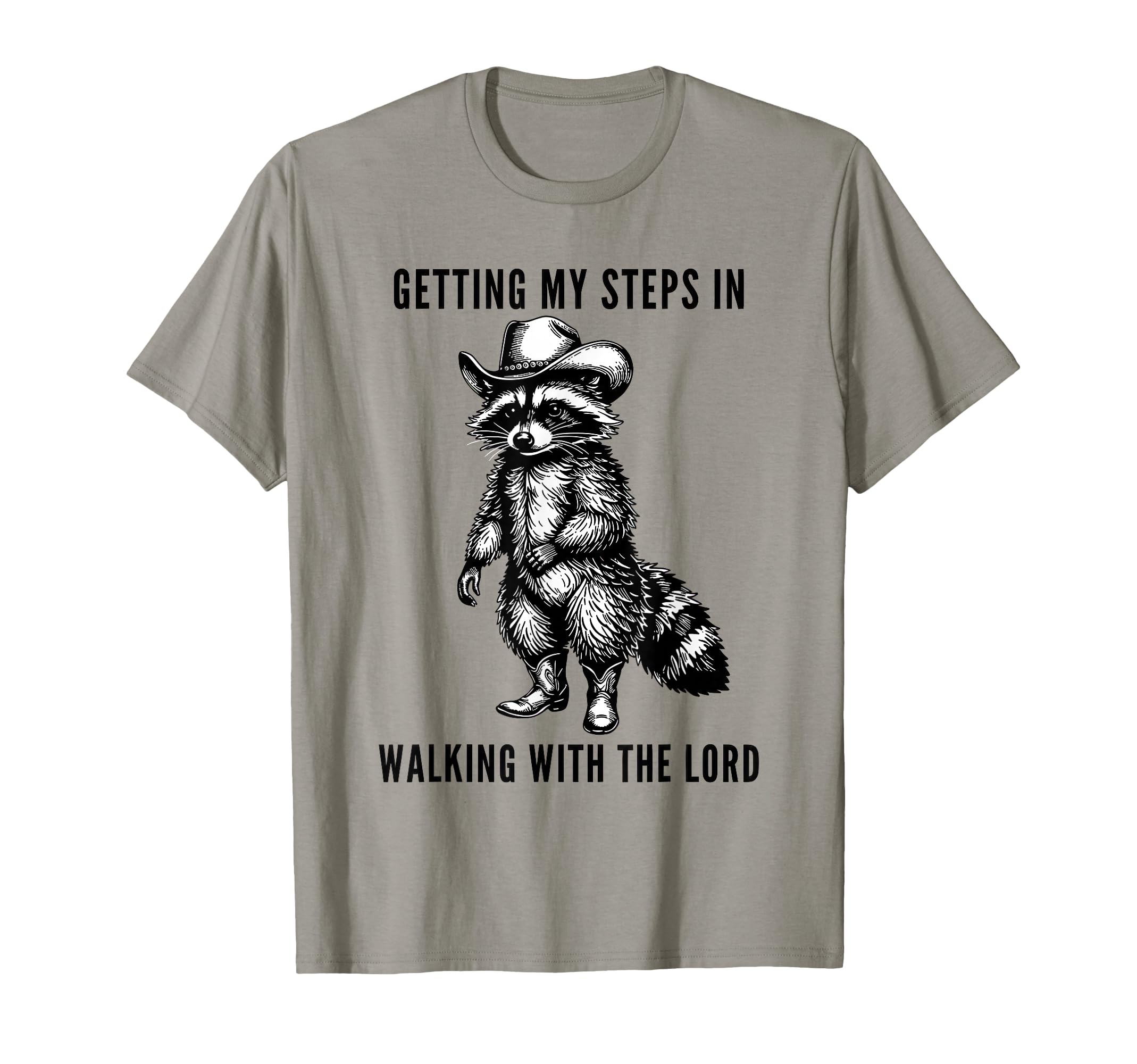 Getting My Steps Walking Lord Raccoon T-Shirt - Trendy Graphic Men Women - T-Shirt, Sweatshirt, Hoodie