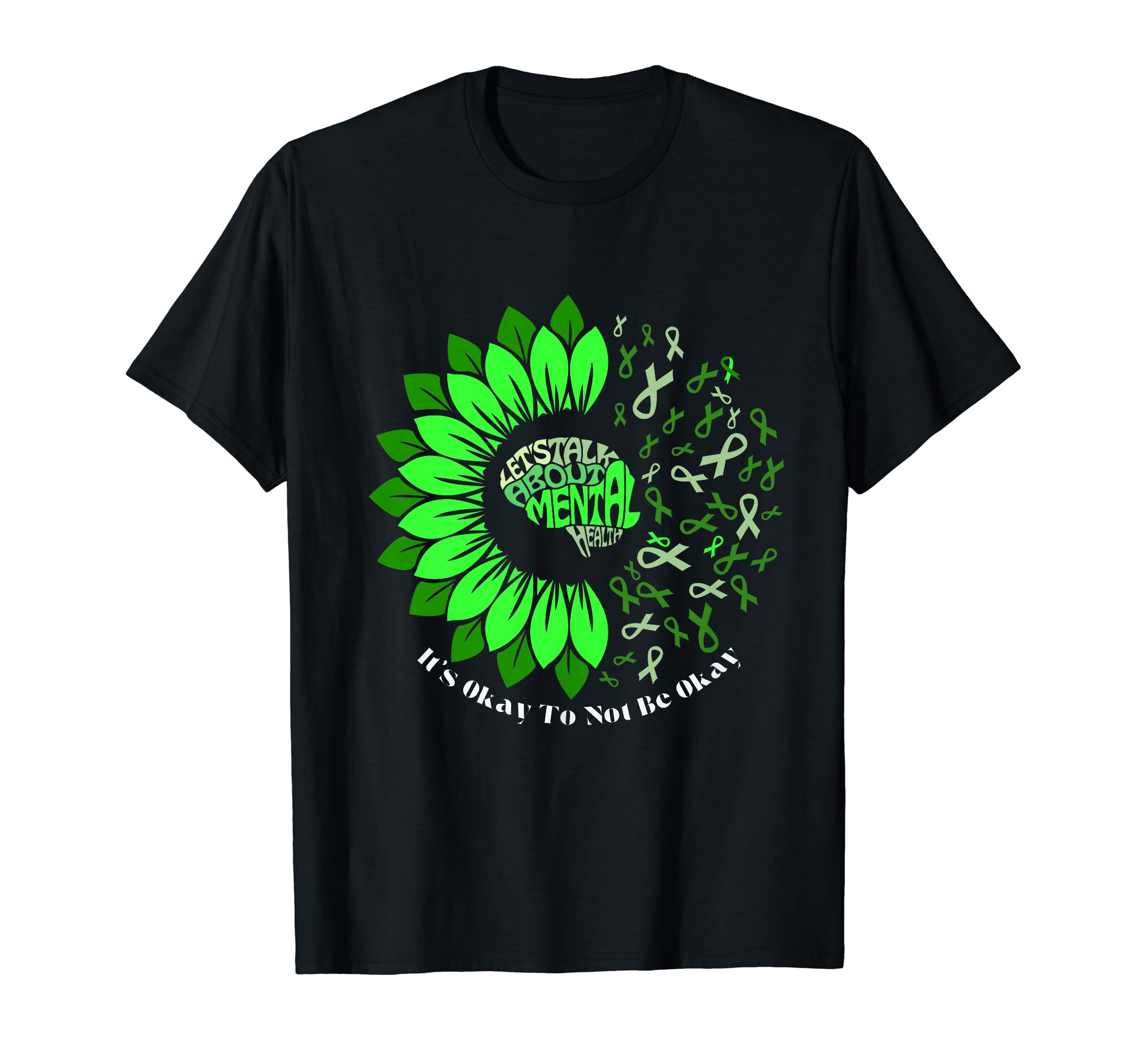 Its Okay To Not Be Okay Mental T-Shirt - Aesthetic Graphic Men Women - T-Shirt, Sweatshirt, Hoodie