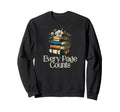 Book Worm Book Stack Reading Sweatshirt - Novelty Apparel for Adults - T-Shirt, Sweatshirt, Hoodie