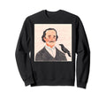 Edgar Allan Poe And Raven Watercolor Sweatshirt - Novelty Apparel Unisex - T-Shirt, Sweatshirt, Hoodie