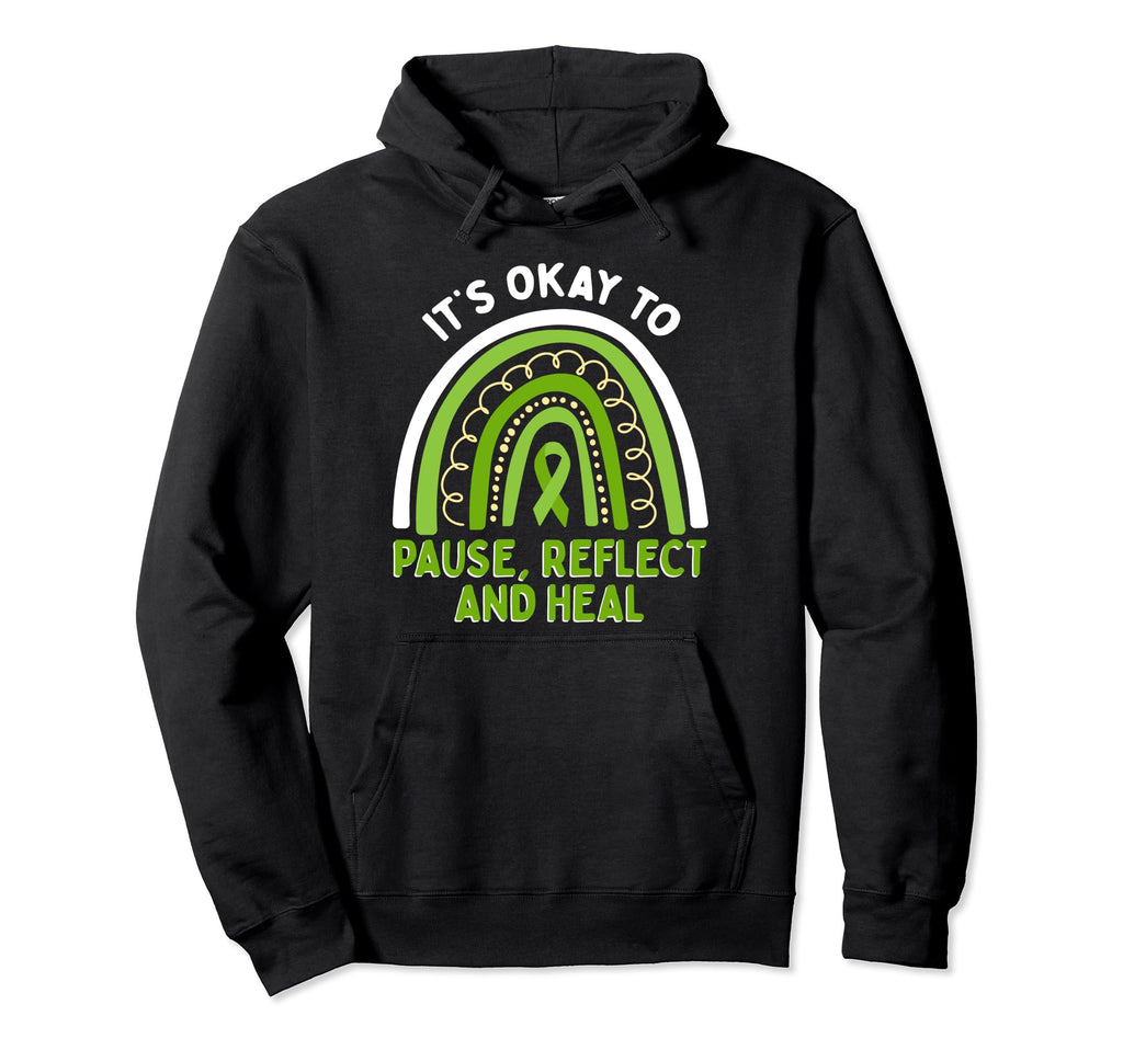 Pause Reflect And Heal Depression Hoodie - Custom Art Print Men Women - T-Shirt, Sweatshirt, Hoodie