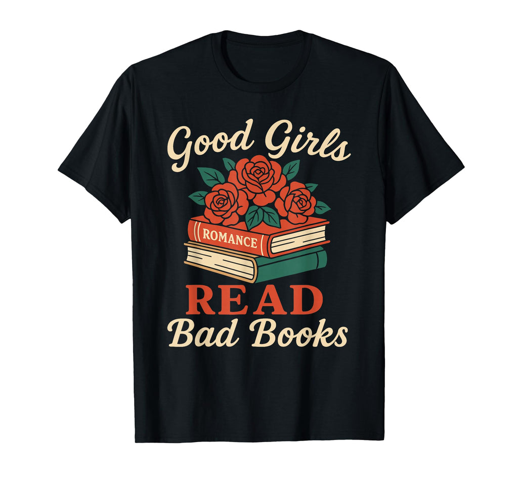 Good Read Bad Books Skeleton Reader T-Shirt - Trendy Graphic Men Women - T-Shirt, Sweatshirt, Hoodie