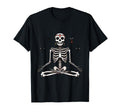 Meditation Skeleton Yoga Pose T-Shirt - Casual Everyday Wear Men Women - T-Shirt, Sweatshirt, Hoodie
