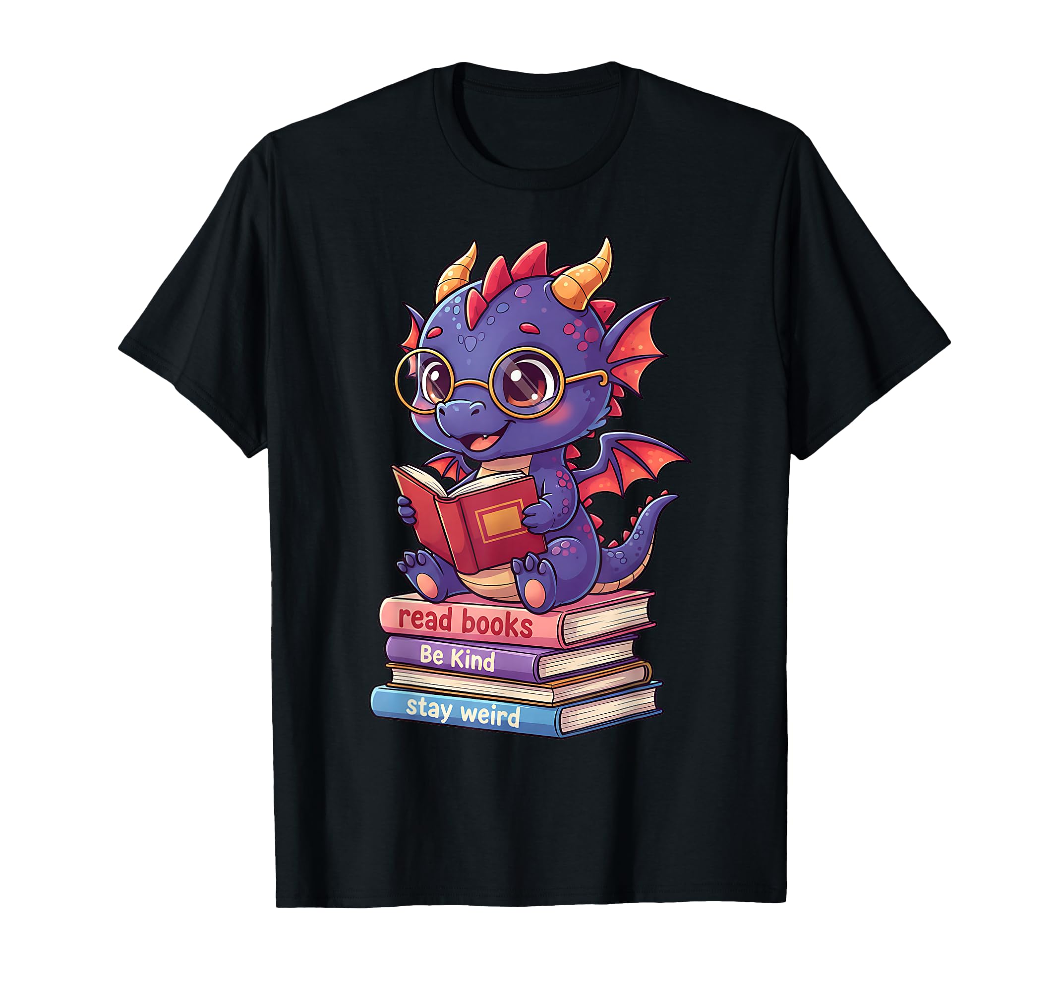 Reading Book Dragon Read Books Be Kind T-Shirt - Trendy Graphic Men Women - T-Shirt, Sweatshirt, Hoodie