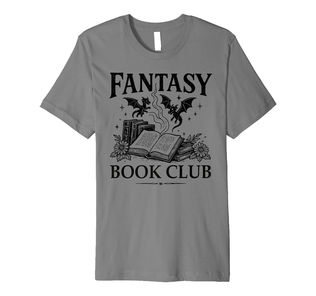 Book Dragon Fantasy Era Readers Book T-Shirt - Aesthetic Graphic Unisex - T-Shirt, Sweatshirt, Hoodie
