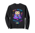 Social Battery Critically Low Cat Sweatshirt - Novelty Apparel Men Women - T-Shirt, Sweatshirt, Hoodie