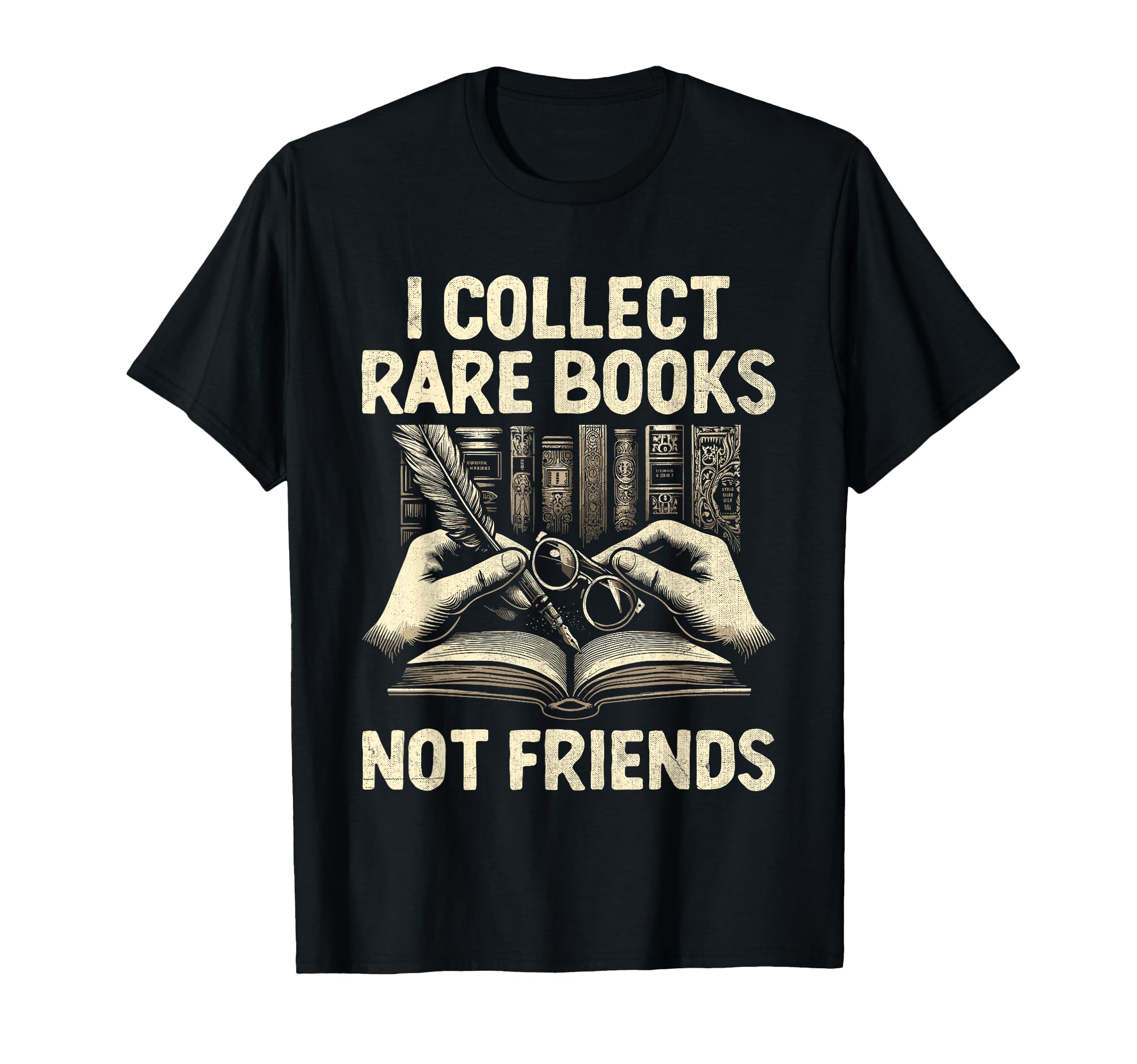 Funny Rare Books Collector Collection T-Shirt - Novelty Apparel Unisex - T-Shirt, Sweatshirt, Hoodie