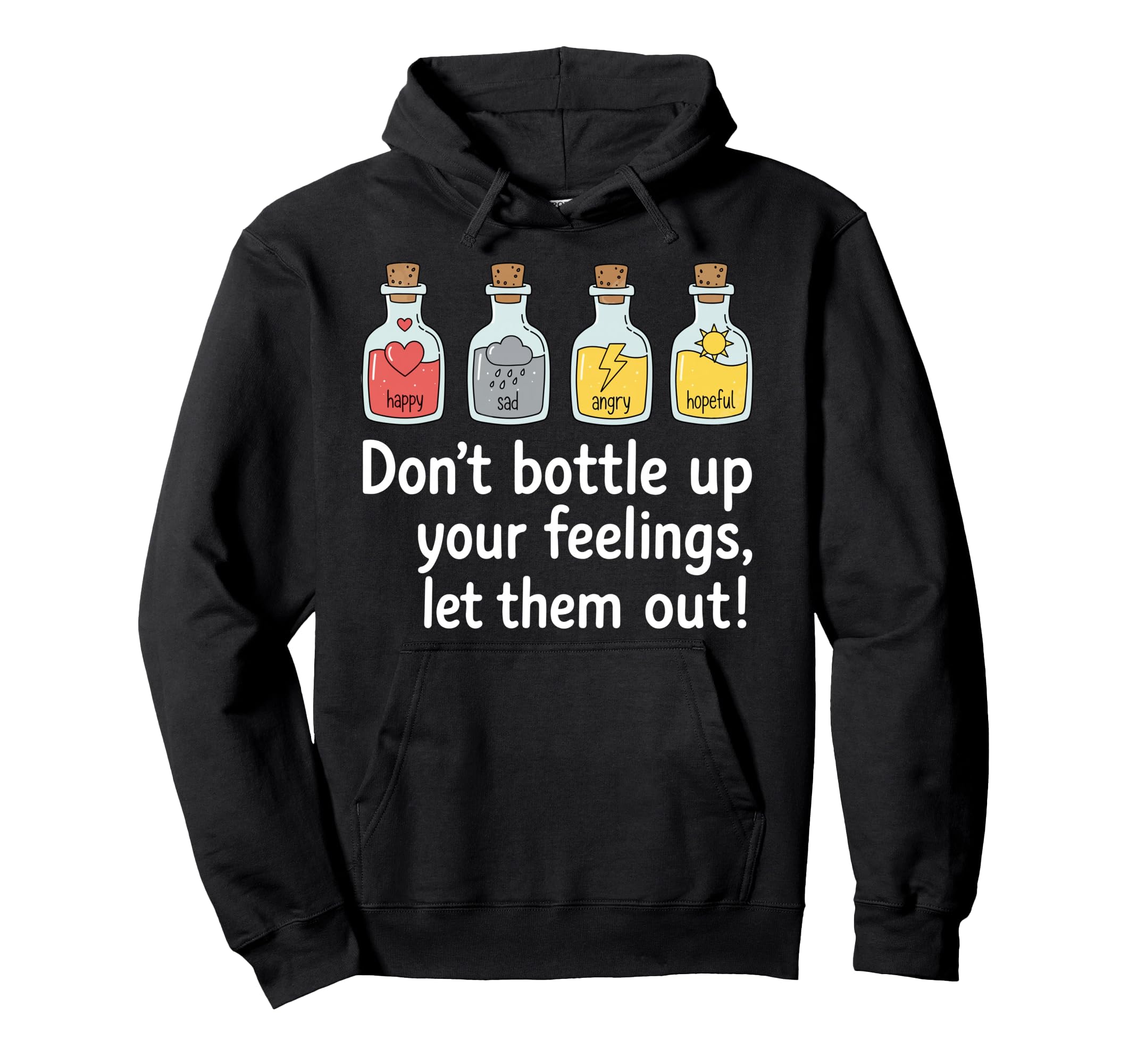 Dont Ghost Your Feelings Mental Hoodie - Custom Art Print for Adults - T-Shirt, Sweatshirt, Hoodie