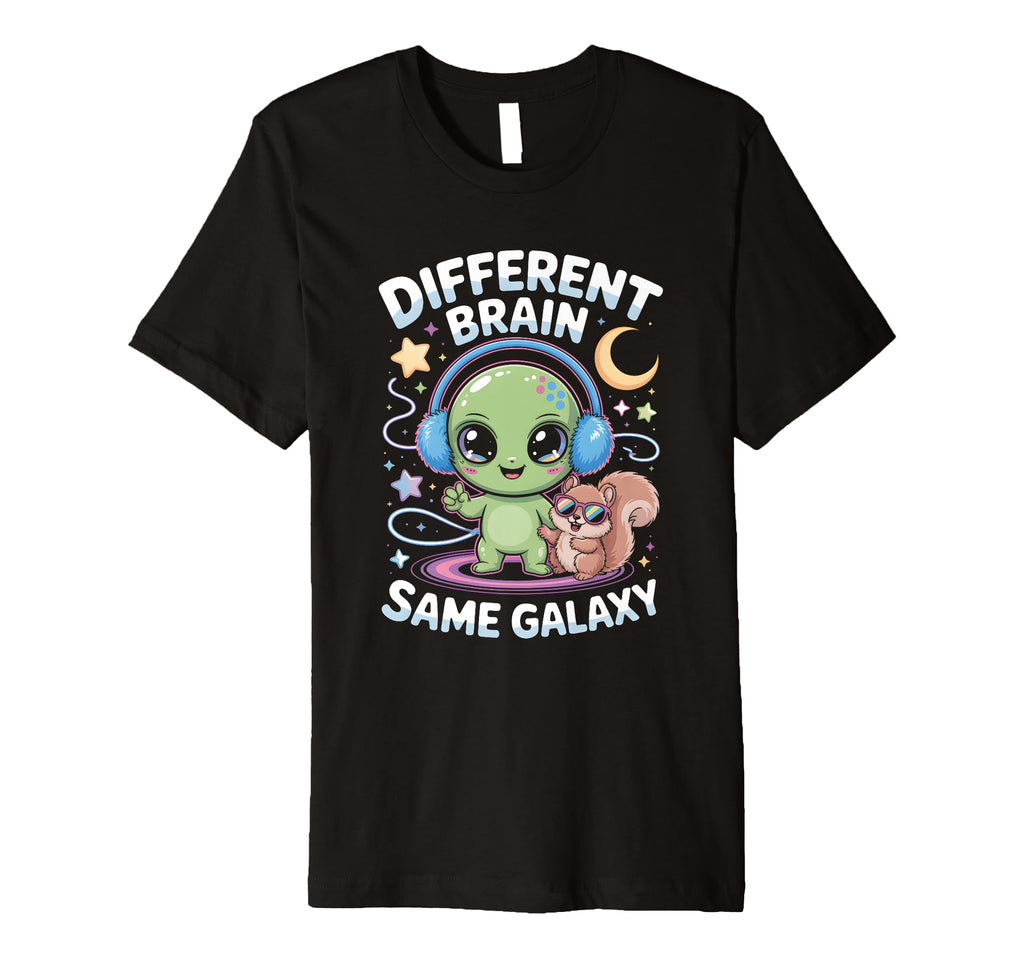 Neurodiverse Different Brain Same T-Shirt - Unique Graphic for Adults - T-Shirt, Sweatshirt, Hoodie
