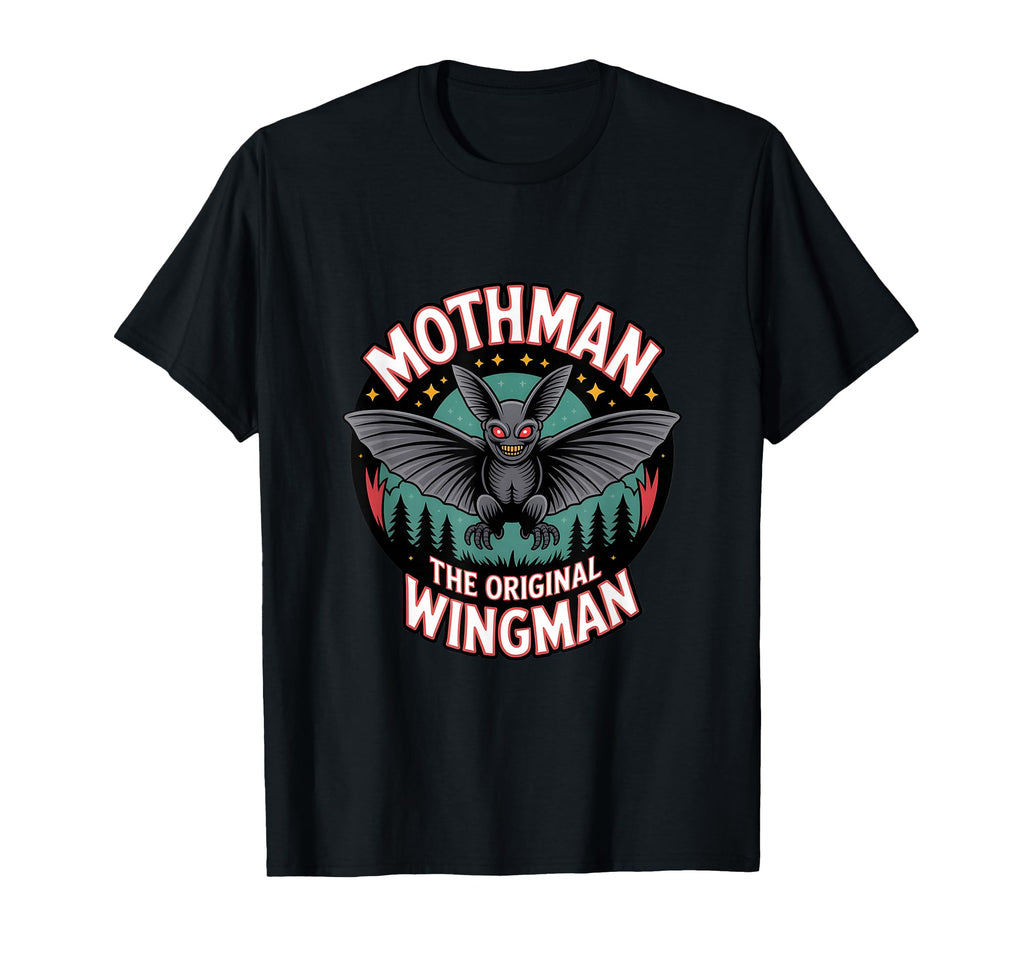 Moth Mann Cryptid Anti Social T-Shirt - Unique Graphic for Adults - T-Shirt, Sweatshirt, Hoodie