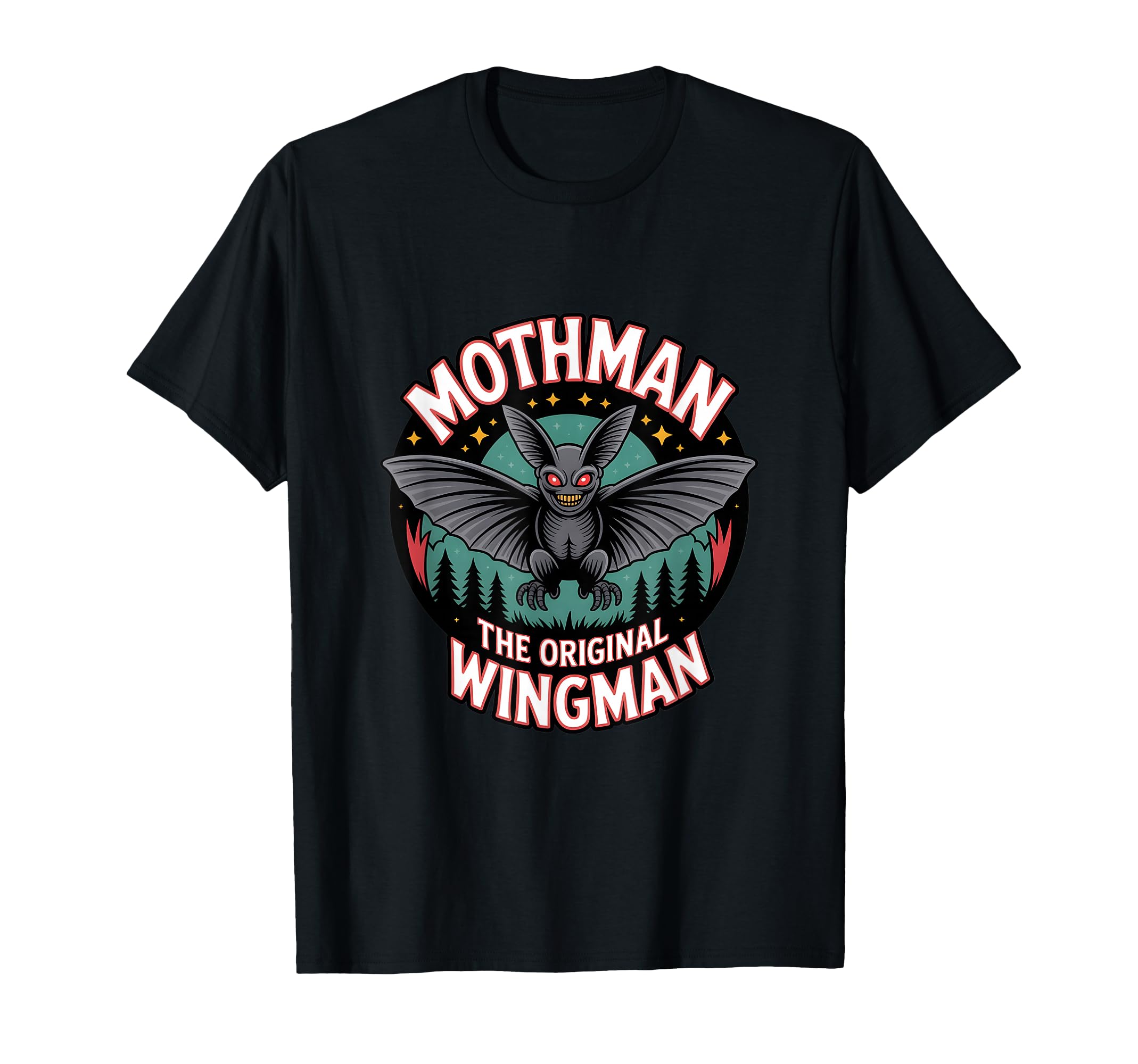 Moth Mann Cryptid Anti Social T-Shirt - Unique Graphic for Adults - T-Shirt, Sweatshirt, Hoodie