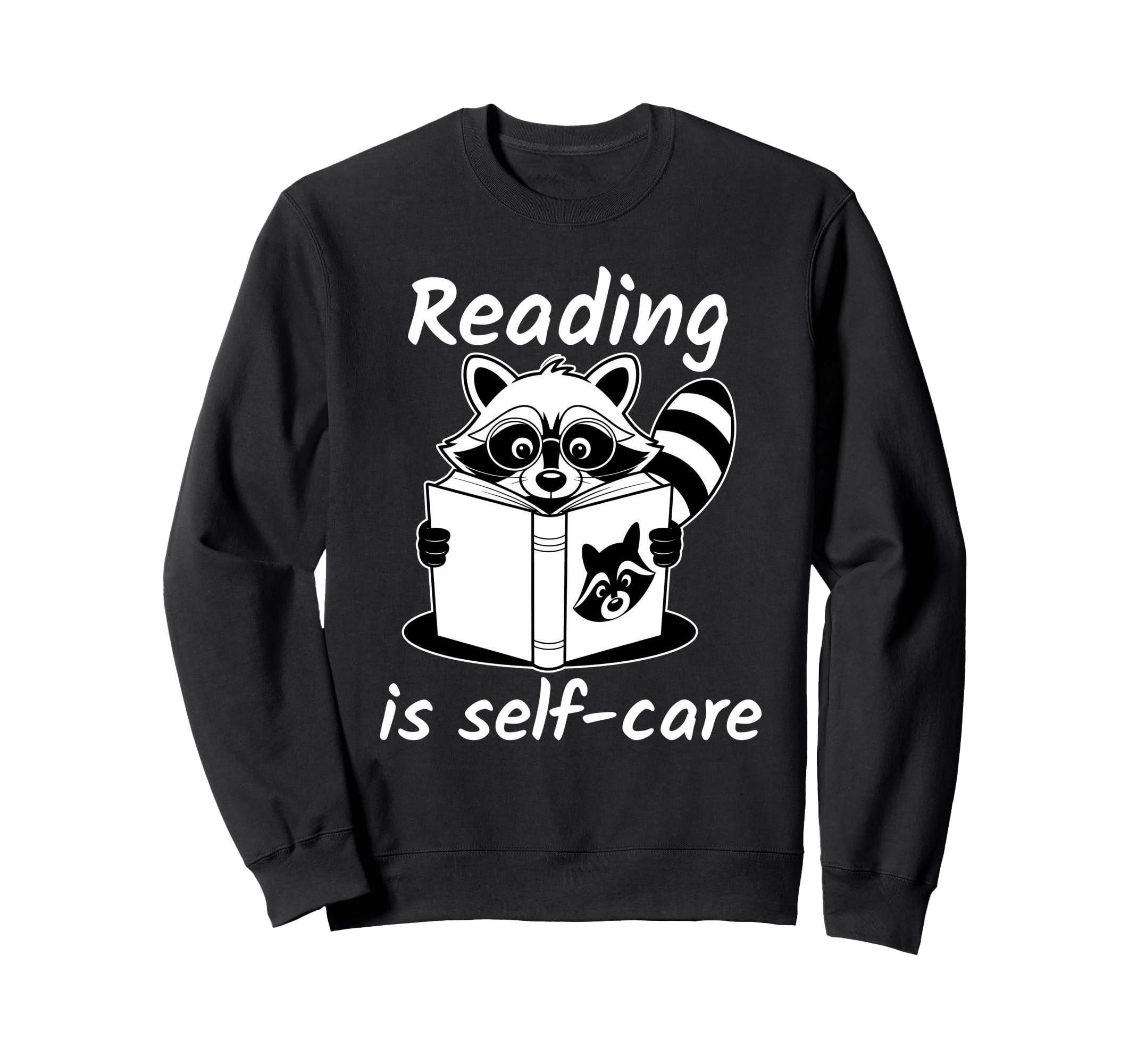 Reading Is Self Care Sweatshirt - Minimalist Print Unisex - T-Shirt, Sweatshirt, Hoodie