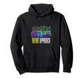 Caution Overstimulated Do Not Approach Hoodie - Minimalist Print Men Women - T-Shirt, Sweatshirt, Hoodie