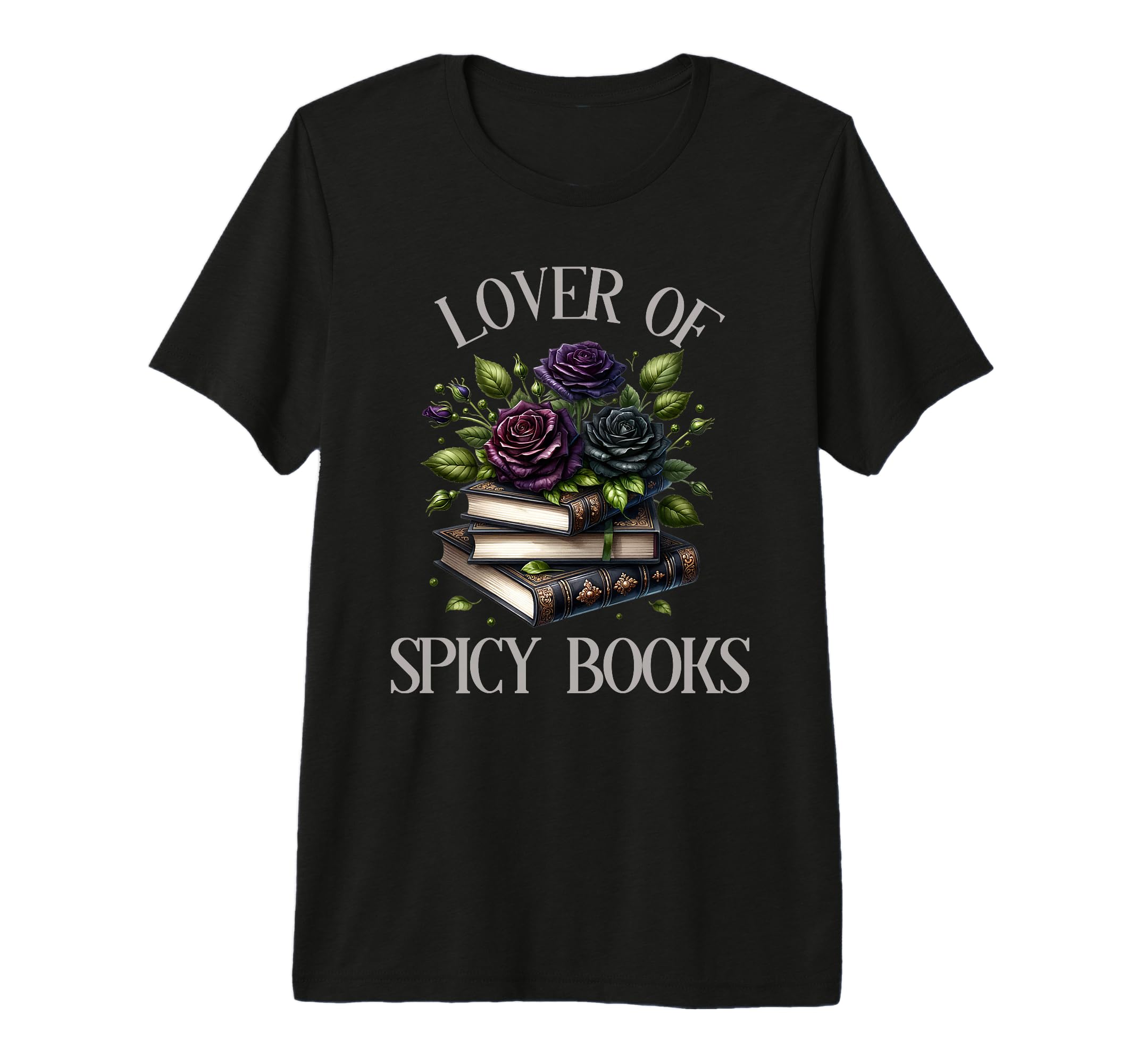 Dark Romance Book Lover Spicy Books T-Shirt - Novelty Apparel Men Women - T-Shirt, Sweatshirt, Hoodie
