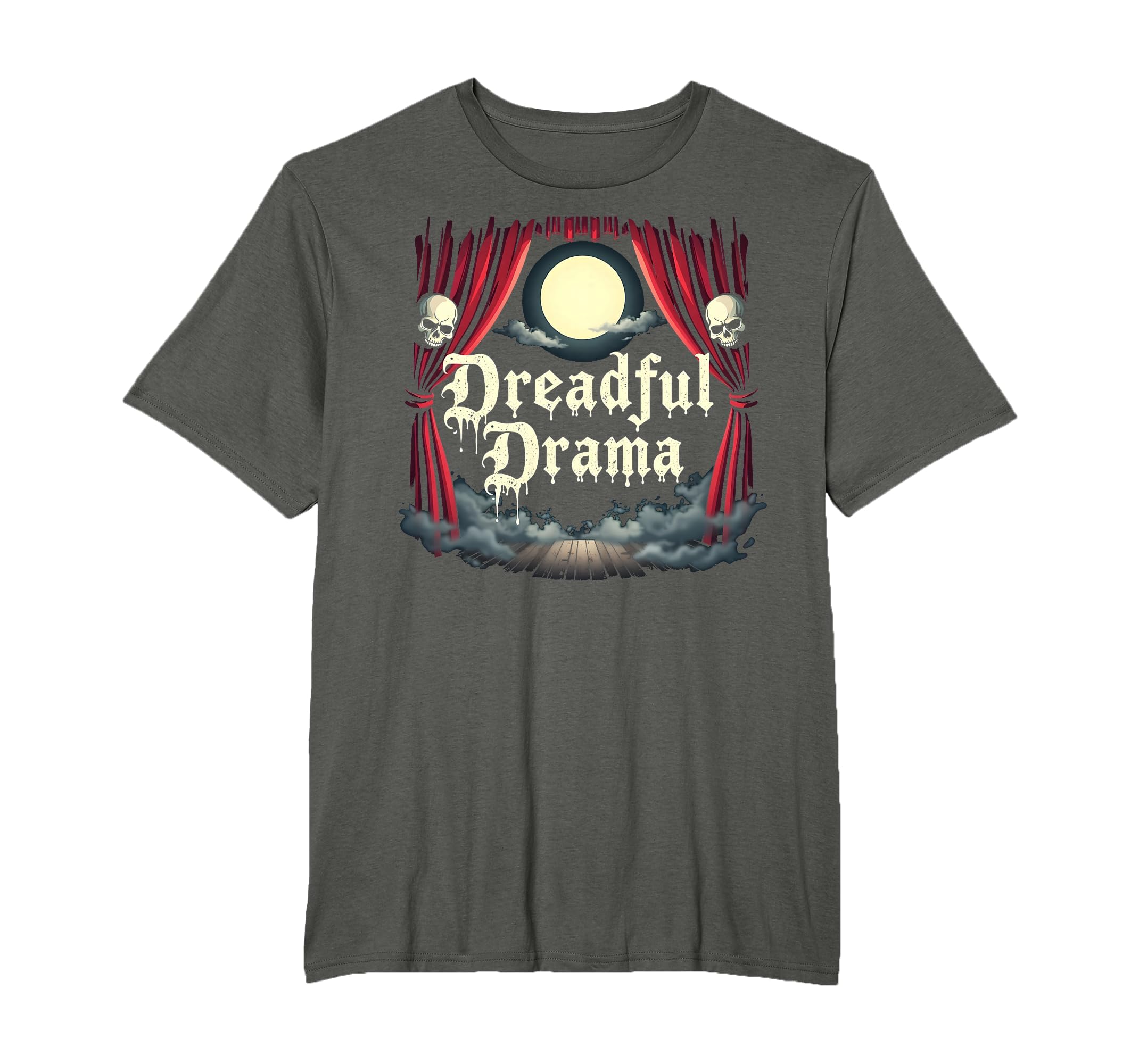 Halloween Literature Dreadful Drama T-Shirt - Unique Graphic Men Women - T-Shirt, Sweatshirt, Hoodie