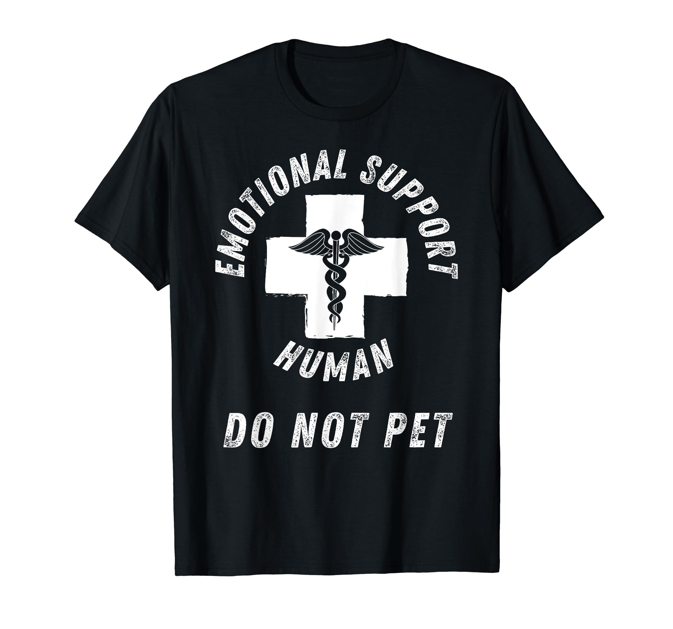 Emotional Support Human Do Not Pet T-Shirt - Aesthetic Graphic for Adults - T-Shirt, Sweatshirt, Hoodie