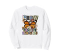 Grow Positive Thoughts Monarch Sweatshirt - Minimalist Print Unisex - T-Shirt, Sweatshirt, Hoodie
