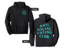 Anti Social Lifting Club Mint Logo Front Hoodie - Custom Art Print Unisex - T-Shirt, Sweatshirt, Hoodie