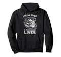 I Have Lived Thousand Lives Bibliophiles Hoodie - Streetwear Style Unisex - T-Shirt, Sweatshirt, Hoodie